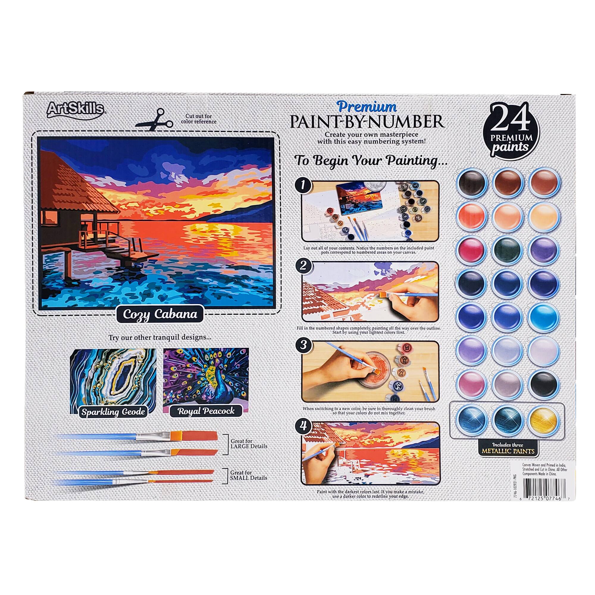 ArtSkills® Premium Cabana Paint-by-Number Kit